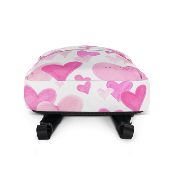 All of the Hearts Backpack, White - Image 3