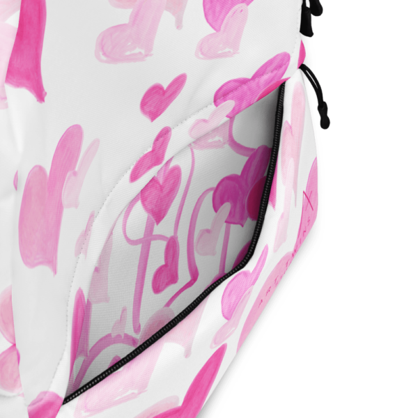 All of the Hearts Backpack, White - Image 4