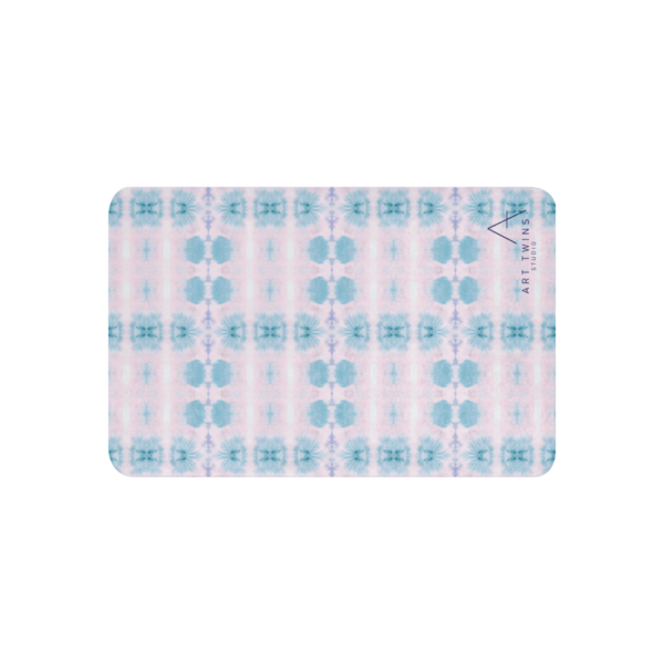 Pink and Blue Ice Crystals Sherpa Blanket - Image 2