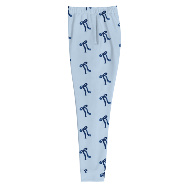 Blue Bow Print Joggers - Image 7