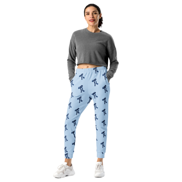 Blue Bow Print Joggers - Image 8