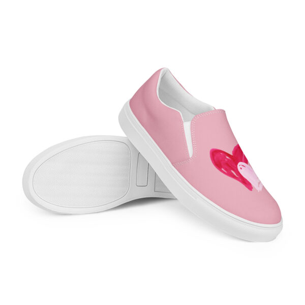 Pink and Red Heart Doodle Canvas Slides - Image 2