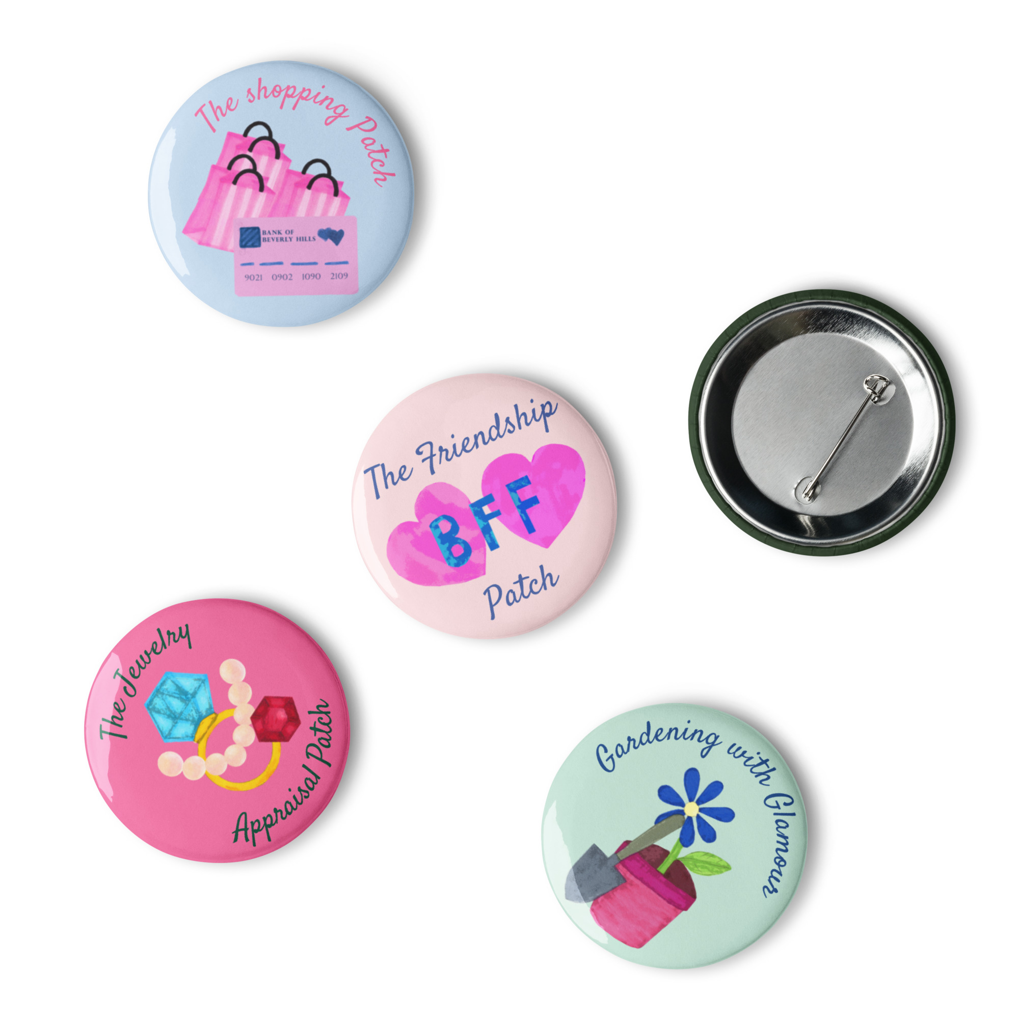 Camp-Themed Merit Badge Pin Set – Bachelorette, Sleepover, Birthday Favors - Image 5